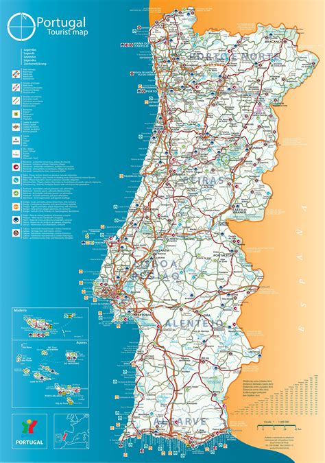 carte portugal détaillée|Carte du Portugal : carte hors ligne et carte détaillée。